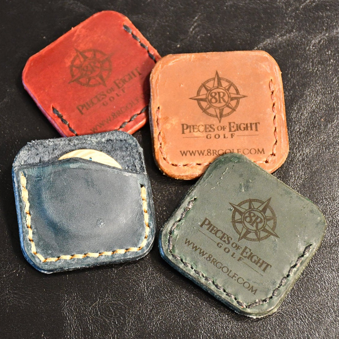The Leather Vault - Premium Golf Ball Marker Sleeve